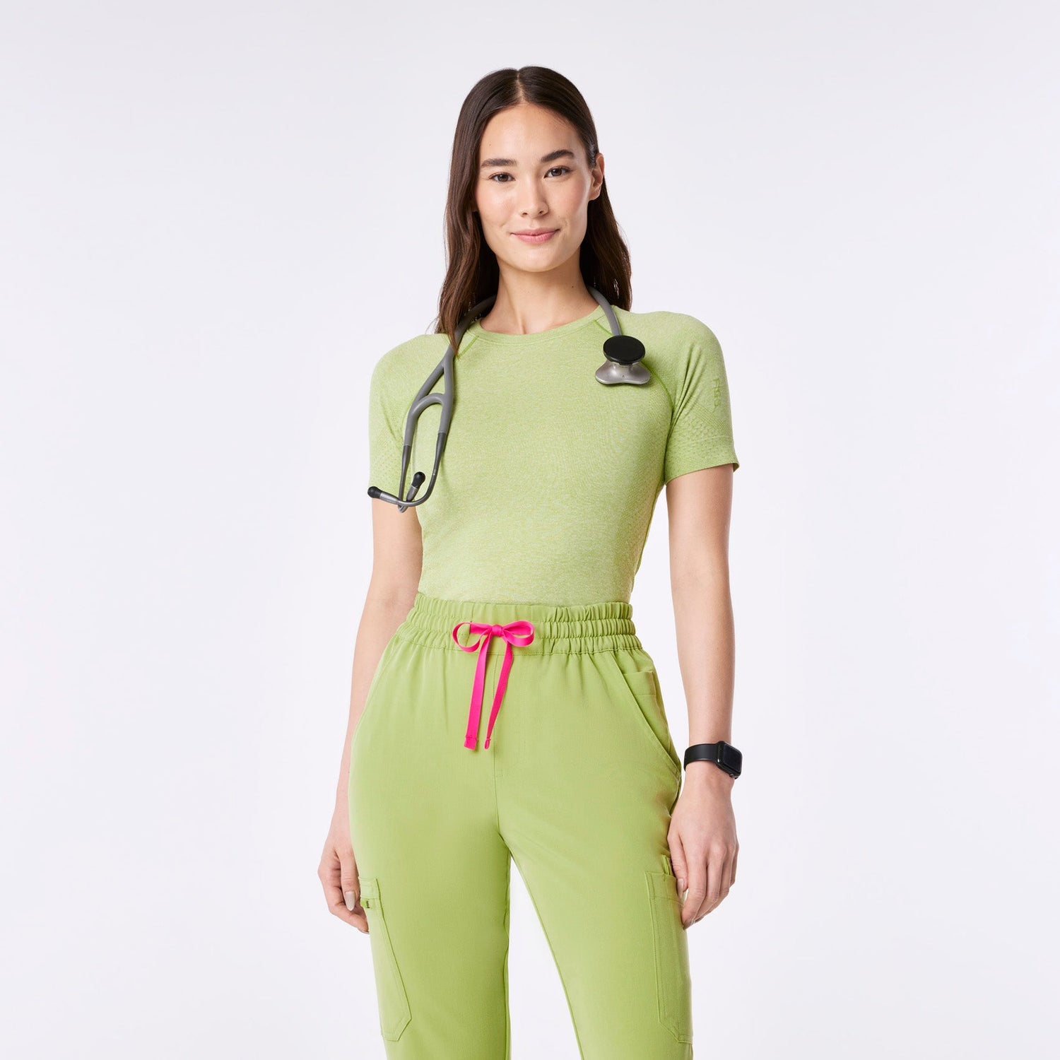 Salta Seamless Shortsleeve Underscrub - Matcha