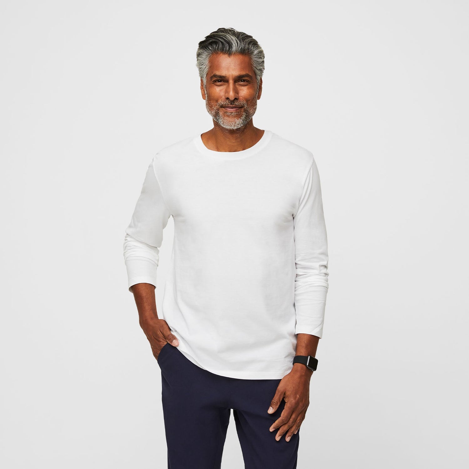 Supersoft Longsleeve Underscrub - White