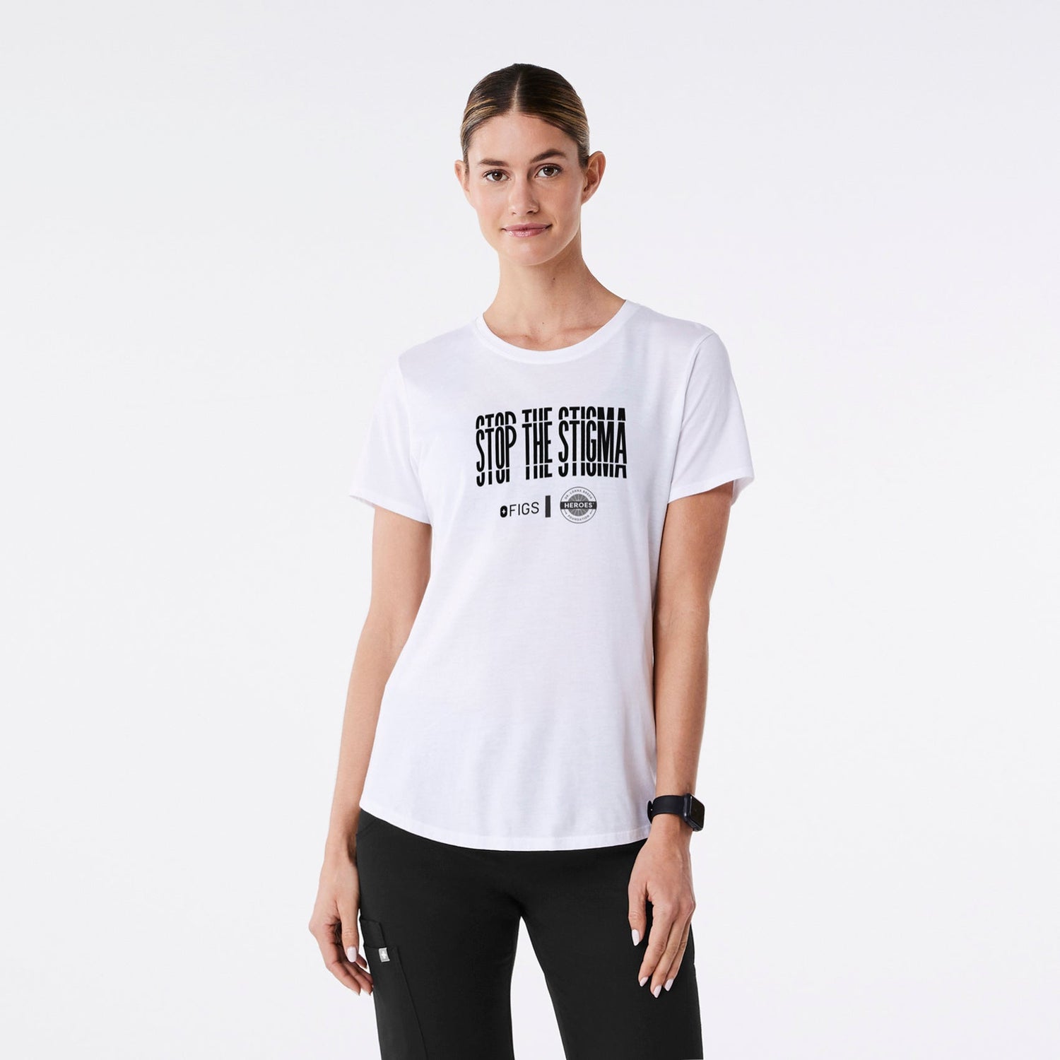 Lorna Breen Supersoft Shortsleeve Underscrub - White