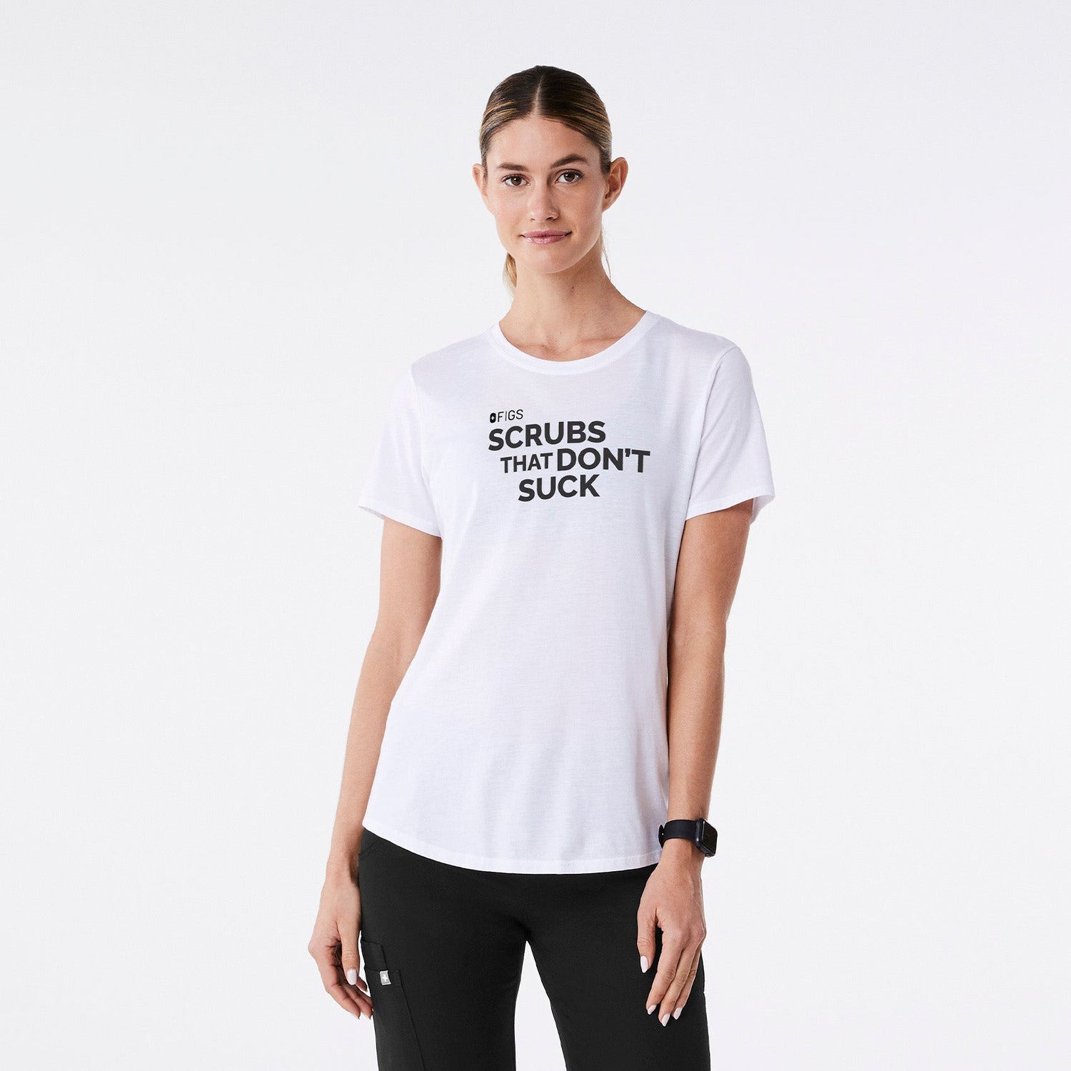 Scrubs That Don't Suck Supersoft Shortsleeve Underscrub - White