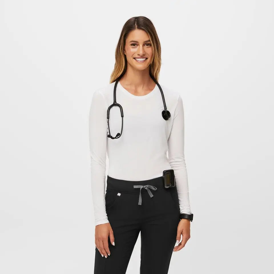 Supersoft Longsleeve Underscrub - White