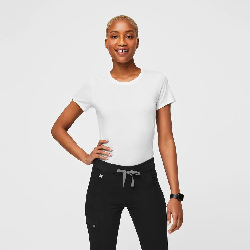 Supersoft Shortsleeve Underscrub - White